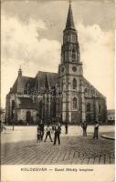 1913 Kolozsvár, Cluj; Szent Mihály templom / church (EK)