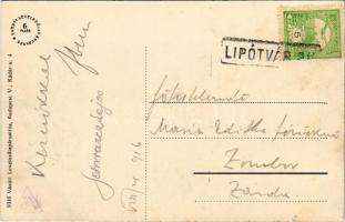 1916 Lipótvár, Újvároska, Leopoldov; Fegyintézet, börtön. Vasúti levelezőlapárusítás 9316. / prison ...