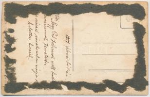 1927 Budapest VII. Vitéz Nagy Pál tábornok volt hadi parancsnok temetése, díszszázad sorakozóban vár...