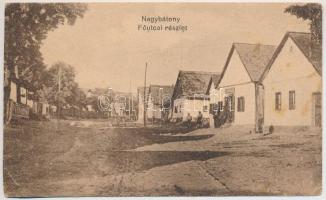1921 Nagybátony (Bátonyterenye), Fő utca, üzlet (EB)