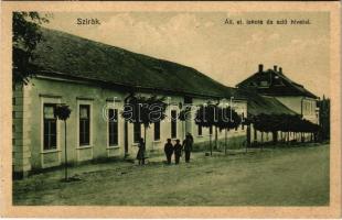 1938 Szirák, Állami elemi iskola és adóhivatal (EK)
