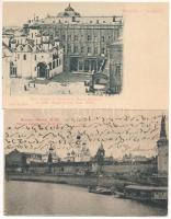 Moscow, Moscou; - 4 pre-1945 postcards