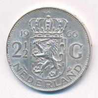 Hollandia 1966. 2 1/2G Ag "Julianna" T:1- kis patina Netherlands 1966. 2 1/2 Gulden Ag &qu...