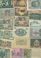 Ausztria 511db főleg klf szükségbankjegy tétel, sok sorral T:I (túlnyomó többsége), II (kevés)