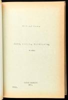 1970 Dobozi Imre: Kedd, szerda, csütörtök. TV-film (rendezte: Hajdufy Miklós). Forgatókönyv, gépirat...