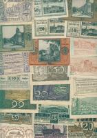 Ausztria 511db főleg klf szükségbankjegy tétel, sok sorral T:I (túlnyomó többsége), II (kevés)