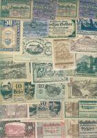 Ausztria 511db főleg klf szükségbankjegy tétel, sok sorral T:I (túlnyomó többsége), II (kevés)