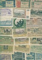 Ausztria 511db főleg klf szükségbankjegy tétel, sok sorral T:I (túlnyomó többsége), II (kevés)