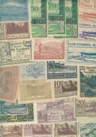 Ausztria 511db főleg klf szükségbankjegy tétel, sok sorral T:I (túlnyomó többsége), II (kevés)