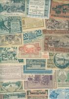 Ausztria 511db főleg klf szükségbankjegy tétel, sok sorral T:I (túlnyomó többsége), II (kevés)