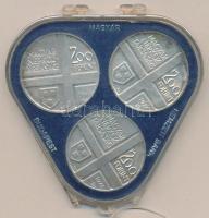 1977. 200Ft Ag (3xklf) "Magyar festők II. / Csontváry, Mányoki, Rippl-Rónai" érmesor erede...