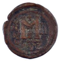Bizánci Birodalom / Cyzicus / II. Justinianus 565-578. AE Follis bronz (12,02g) T:3 Byzantine Empire...
