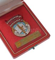 ~1960. "MHSZ (Magyar Honvédelmi Szövetség) - Eredményes Munkáért" aranyozott, zománcozott ...