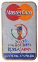 2002. Korea-Japán közös rendezésű Labdarúgó Világbajnokság - MasterCard hivatalos szponzor fém jelvény, bontatlan, kissé sérült fóliatasakban T:1