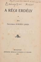 Nagyváradi Horváth Janka: A régi Erdély. Bp., 1908., Athenaeum, 4+299 p. Átkötött korabeli félvászon-kötés, ajándékozási sorokkal.