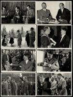 cca 1935-1940 22 db Adolf Hitler cigaretta gyűjtőkép, 12x8 cm / Adolf Hitler Nazi propaganda cigarette collectible pictures
