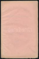 Mátyás Flórián: A magyar nyelv finnítési törekvések ellenében. Pécs, 1857, Lyceum, XVII+1+19-67 p. P...
