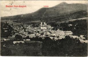 1911 Felsőbánya, Baia Sprie; látkép. Szabó Károly kiadása / general view (Rb)