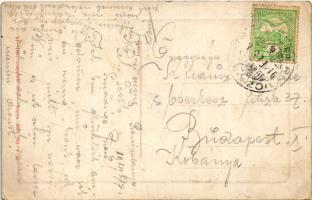 1914 Resicabánya, Resicza, Recita, Resita; látkép, vasgyár. W.L. Bp. / general view, iron factory, i...