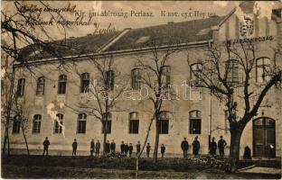 1913 Perlasz, Perlez; Kir. Járásbíróság, csendőrök / county court, gendarme (felszíni sérülés / surface damage)
