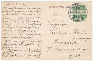 1911 Szatmárnémeti, Szatmár, Satu Mare; a jövőben montázs. B.J.B. 769. / in the future montage (fa)