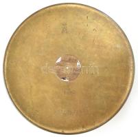 1940 körül, löveg hamutál, 2db, kis sérülésekkel, d: 8,5-16cm