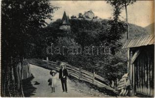 1909 Kisdisznód, Michelsberg, Cisnadioara; Evangélikus vártemplom. Jos. Drotleff / Lutheran castle church (r)