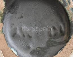 Király retró kerámia váza, jelzett, hibátlan, m: 23 cm