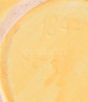 Szombathy Zsuzsa: Retró kerámia váza, jelzett, hibátlan, m: 16,5 cm