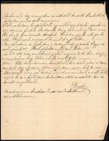 1911 Bp., Strausz Sándor Tojásszaporító fejléces levélpapírjára írt, személyes hangvételű levél, 3 k...