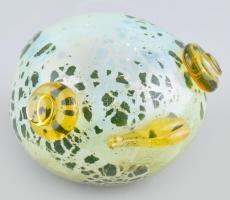 Murano Béka, jelzés nélkül, hibátlan, d: 8,5 cm