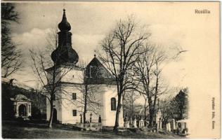 Kassa, Kosice; Szent Rozália kápolna és temető. Nyulászi Béla kiadása / chapel and cemetery