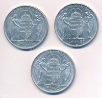 1943. 5P Al "Horthy Miklós születésének 75. évfordulójára" (3x) T:1-
Adamo P8.3