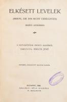 Elkésett levelek. (Briefe, die ihn nicht erreichten). Regény levelekben. Ford.: Miklós Jenő. Bp., 1904, Szilágyi Béla (Révai és Salamon-ny.), VII+224 p. Aranyozott egészbőr-kötésben, kopottas, kissé sérült borítóval, helyenként ázásnyomokkal, tulajdonosi névbélyegzővel, ajándékozási sorokkal.