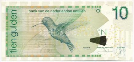 Holland Antillák 2012. 10G "2199527352" T:I Netherlands Antilles 2012. 10 Gulden "2199527352" C:UNC Krause P#28f