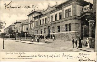 1905 Kolozsvár, Cluj; Karolina országos kórház. Schuster Emil kiadása / hospital (EK)