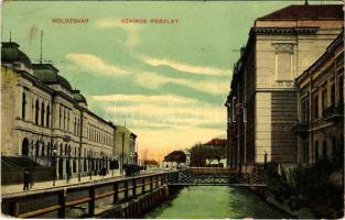 1912 Kolozsvár, Cluj; Szamos részlet / Somes riverside (EB)