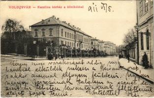 1911 Kolozsvár, Cluj; Karolina kórház a klinikákkal. Lepage Lajos kiadása / hospital, clinics (EK)