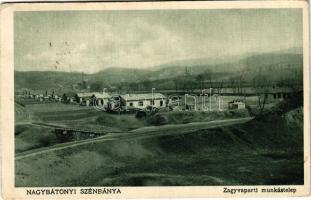 1938 Nagybátony (Bátonyterenye), Szénbánya, Zagyva-parti munkástelep. Nemes Jolán fényképész (EB)