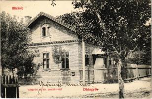 1908 Diósgyőr (Miskolc), Vasgyári m. kir. postahivatal (EK)