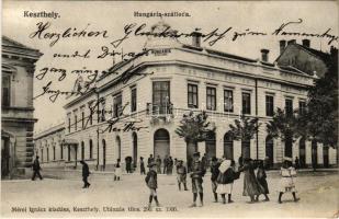 1906 Keszthely, Hungária szálloda. Mérei Ignác kiadása (EK)