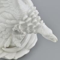 Herendi, Óherendi Turul fehér mázas, jelzett, kis sérüléssel 31 cm