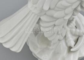 Herendi, Óherendi Turul fehér mázas, jelzett, kis sérüléssel 31 cm