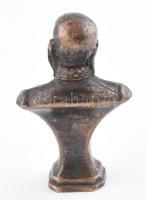 Ferenc József mini bronz büszt 4 cm