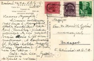 1943 Budapest, Református templomok: Kálvin téri, Bocskai úti, Pozsonyi úti, Vilma királynő úti, Üll...