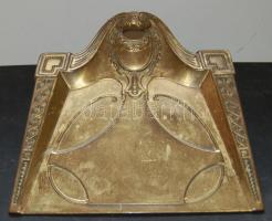 cca 1920 Réz morzsalapát / Copper shovel 21x21cm