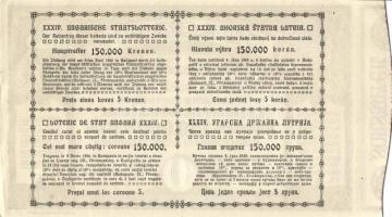 1920. "34. Magyar Állami Sorsjáték" sorsjegy 5K T:I-