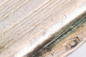 Ezüst (Ag) cigaretta tárca jelzett 51 g 8x5 cm