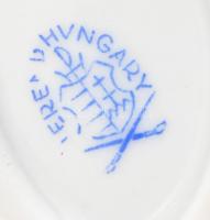 2 db Herendi fácán mintás porcelán fogpiszkáló tartó. Kézzel festett, jelzett, kis kopással 5x3,5 cm