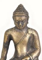 Jelzés nélkül: Buddha és Shiva. Öntött patinázott bronz, masszív installációs fakerettel. 60x60cm